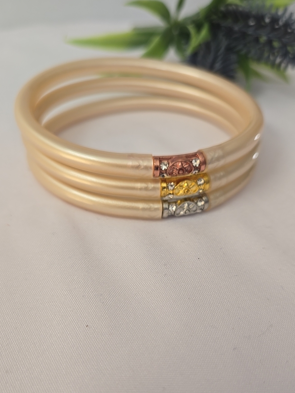 Budha All Weather Womens Bracelet. Color Cream  (Not Budhagirls)